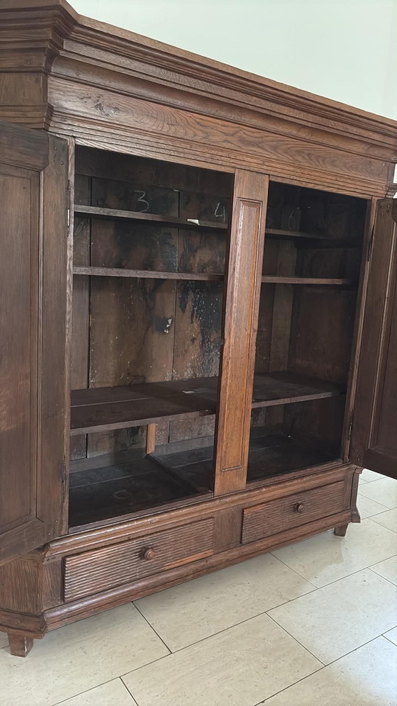 Antiker Eichenschrank – Wandschrank, Wood (photo 5 of 5)