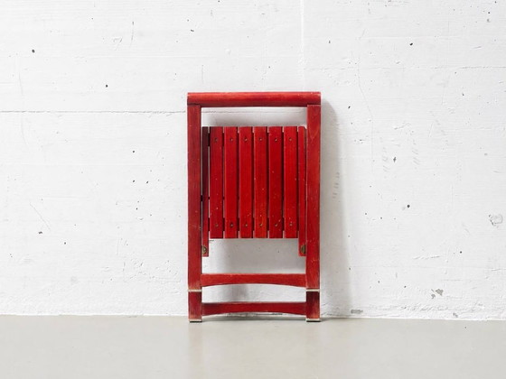 Chaise pliante vintage pour enfant Trieste, conçue par Aldo Jacober pour Alberto Bazzani, années 1960 (photo 6 of 8)