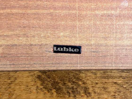 Image 1 of Extendable Mid Century Lübke Design dining table, early 1970s