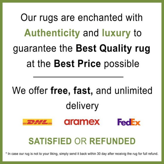 Image 1 of Handgewebter grüner karierter Wollteppich: 3 x 2 Meter