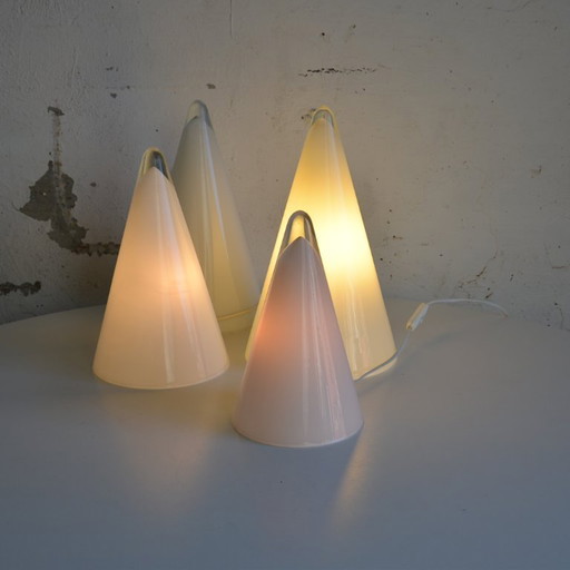 4x teepee cone table lights
