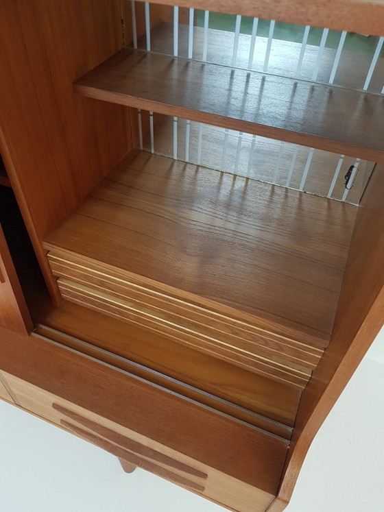 Vintage Deens Highboard Teak Houten Wandkast | Kast – Wood (photo 9 of 15)