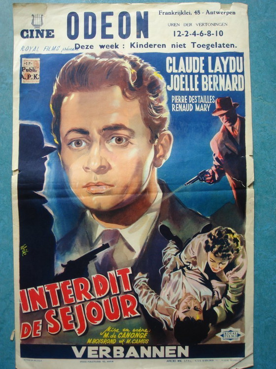 Image 1 of Partij originele filmposters uit de jaren 50-60