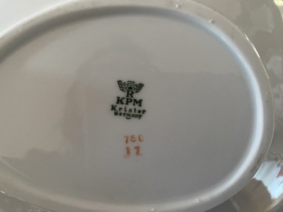 Image 1 of Set di stuzzichini "Uovo Biologico" di KPM Germania, metà del XX secolo - 7 pezzi