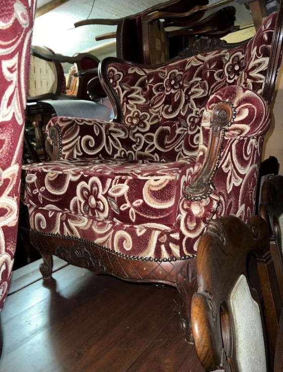 Image 1 of Set 2 Lodewijk barokfauteuils 