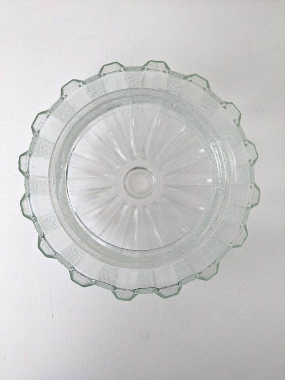 Image 1 of Plafonnier ou applique verre moulé