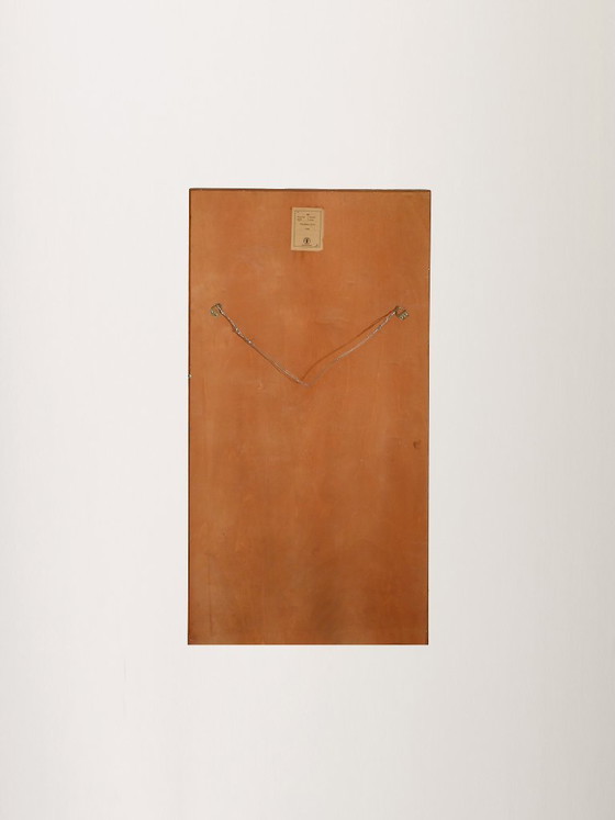 Image 1 of Zweedse teakhouten spiegel uit de jaren 1950-1960