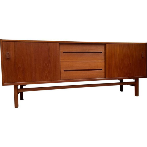 Vintage Scandinavische enfilade in teak door Nils Jonsson