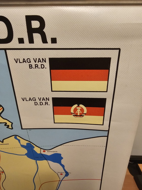 Image 1 of School map Federal Republic of Germany GDR