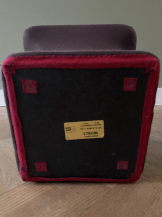 Image 1 of Space Age 70er Designhocker, Clemens Claessen für Stokking