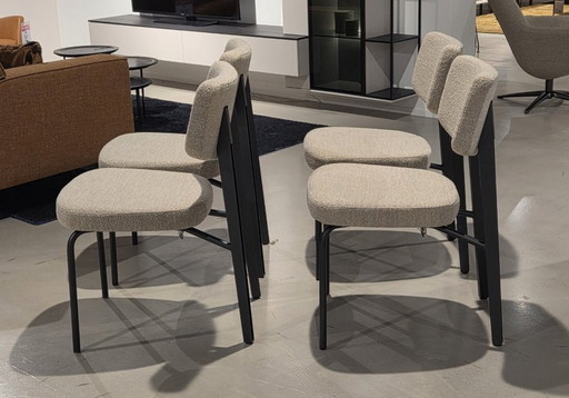 Qliv Stoel On-Top Beige Set/4