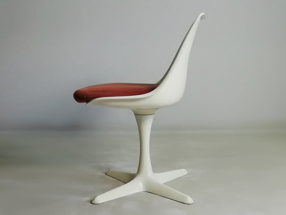 Image 1 of Silla original Arkana Tulip de M. Burke de la colección Star de los años 60. Silla Space Age.