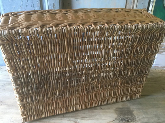 Cesta de panadero de mimbre – Objetos decorativos, Ratán, Vintage (photo 6 of 11)