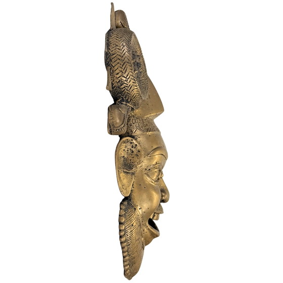 Maschera Reale in Bronzo Bamoun – Camerun, XX Secolo – Sculture, Bronze (photo 3 of 6)