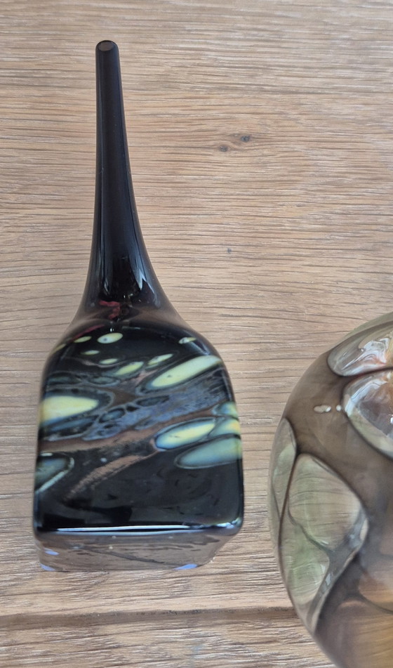 Cabinet Vases Lamp Glass Design Signed – Glass art (photo 10 of 13)