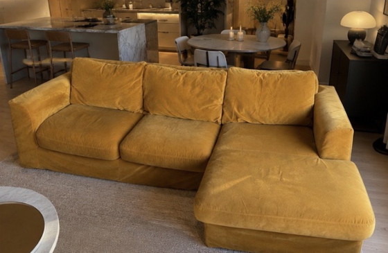 Bellissimo divano angolare originale Mitèl – in ottime condizioni – Divani angolari, Velvet (photo 4 of 5)