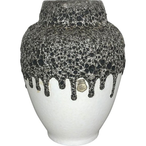 Vase Vintage Pottery Fat Lava, ES ceramics, Allemagne 1960s