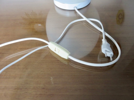 Image 1 of Groot model van de "ei"-lamp, Domec-editie, glasfabriek Vianne, Frankrijk, jaren 70-80.