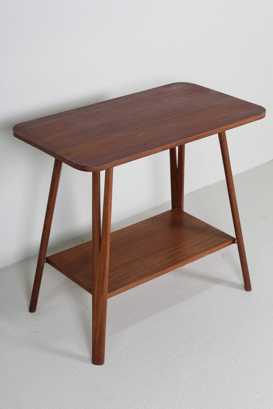 Image 1 of Vintage Side Table, Audio Table - 1960s, Teak