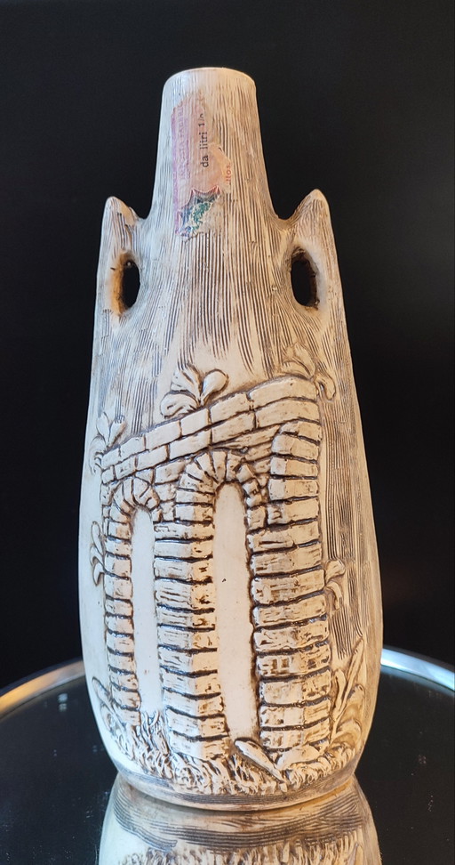 Vase signed Eva-Sud Mod. Dep vintage Italian ceramics