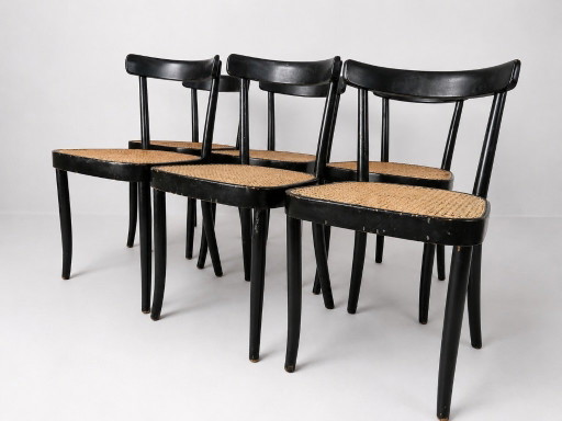 Ensemble de 6 chaises - Horgenglarus - Werner Max Moser