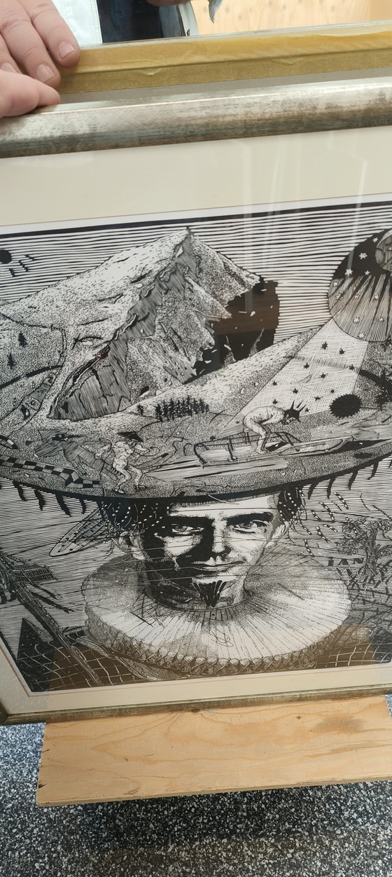 Image 1 of Jerzy Jędrysiak Holzschnitt Hendrick van Prooije