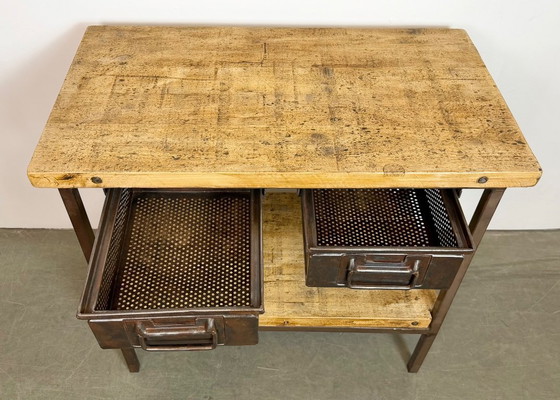 Image 1 of Vintage Industrial Worktable, 1960s