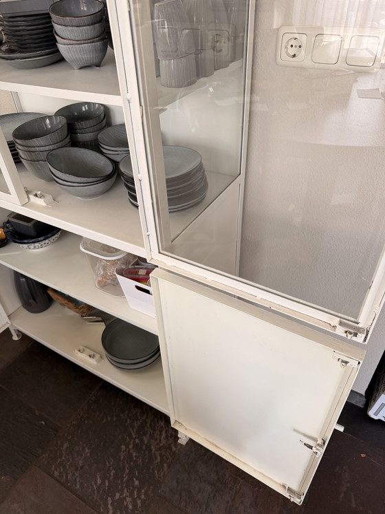 Mobile da farmacia in acciaio bianco – Vetrine, Glass, Metal (photo 5 of 6)