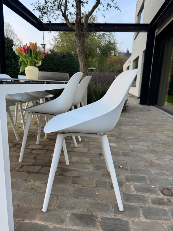 Image 1 of Jati&Kebon garden table with 8 chairs