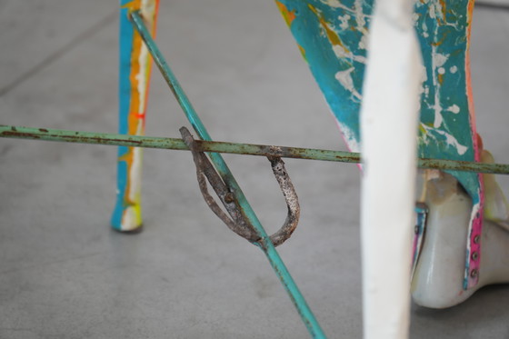 Image 1 of Set di 6 sedie Pop Art firmate da Guido Coletti (1995, firmate nel 2013)