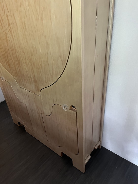 Image 1 of Cabinet and dining table made of thick plywood