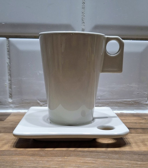 Tasse et soucoupe Royal Boch par Marc Pairon