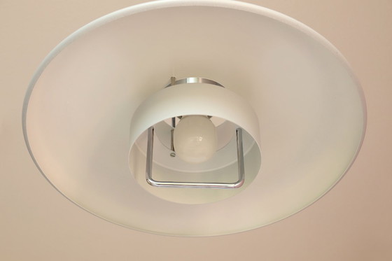 Image 1 of grote grijze LAMP Lyskaer Belysning Deens vintage design MCM