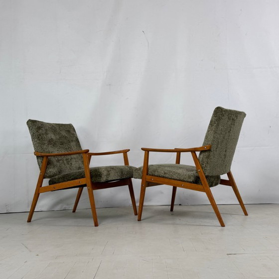 Image 1 of Tsjechoslowaakse Jitona Fauteuils, jaren 60