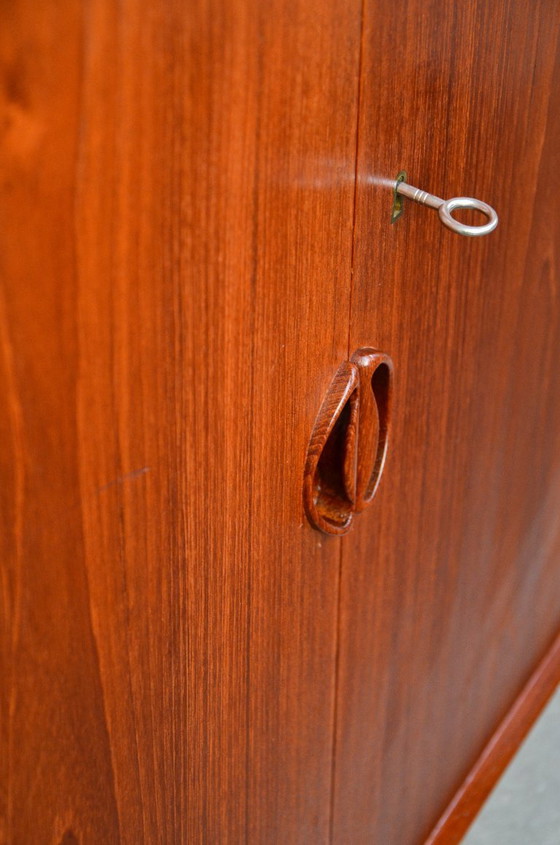 Image 1 of Midcentury Designer Cabinet Hvidt & Mølgaard Highboard Teak Sideboard Vintage 60s