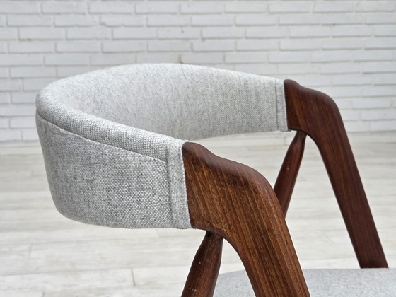 Image 1 of 1960s, Danish design by Th.Harlev, model 205, set of 4 reupholstered chairs.