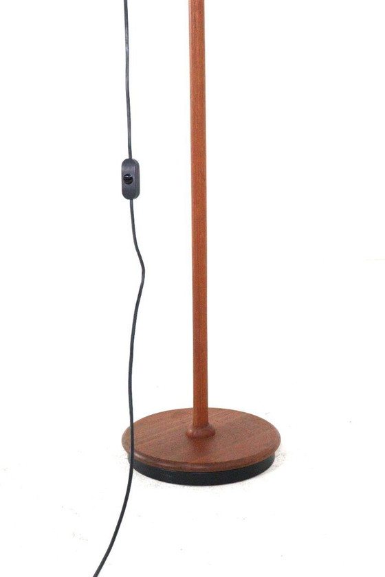 Image 1 of Lampadaire Domus « Arcea » en teck vintage