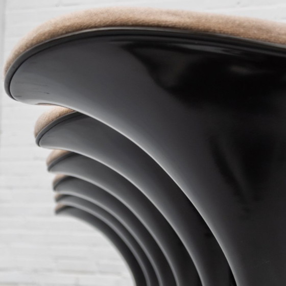 Herman Miller Orbit Eetkamerset 60's – Wood, Plastic (photo 16 of 22)