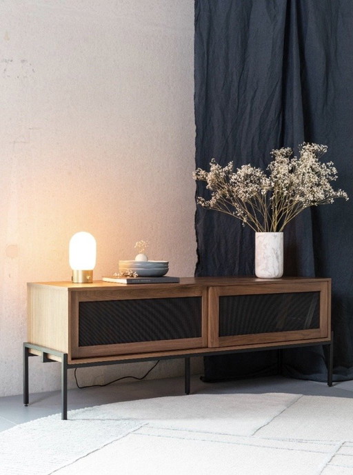 Zuiver Hardy Credenza / Mobile TV – Noce – 160 cm – tv meubelen, Wood, Metal (photo 2 of 12)