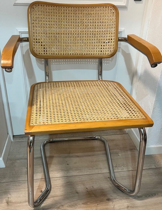 Image 1 of 6x Cesca Marcel Breuer stijl Made in Italy
