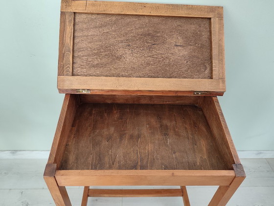 Image 1 of antiker Schulschreibtisch