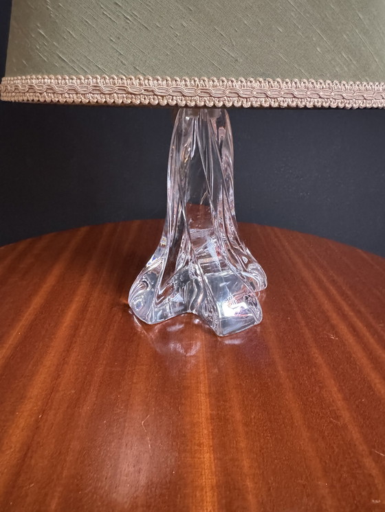Image 1 of Small Daum crystal lamp from the 1950s