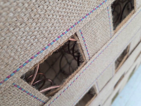 Image 1 of Divano a 3 posti danese degli anni '60, in velluto verde chiaro.