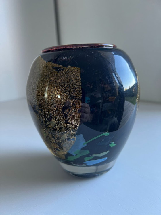 Image 1 of Blown glass vase, Jean-Claude NOVARO