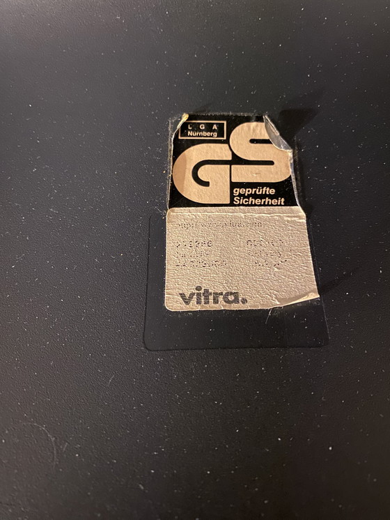 Image 1 of Verner Panton zwart 4 stoelen