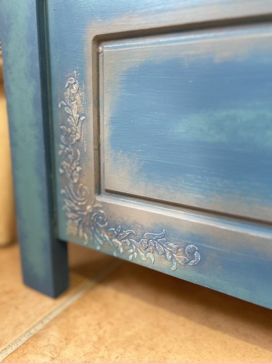 Image 1 of Petit coffre banc relooké