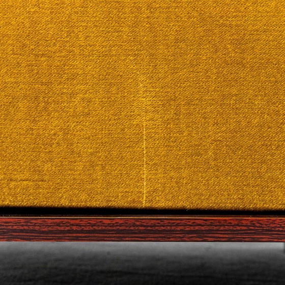 Image 1 of LIBRERIA MOBILE IN LEGNO TESSUTO ANNI '60 VINTAGE MODERNARIATO