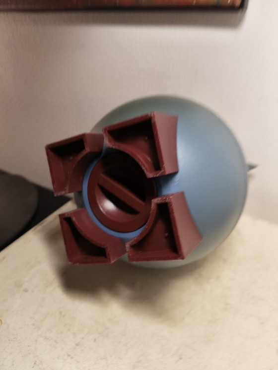 Image 1 of Thermos Euclid modello postmoderno di design vintage di Micheal Graves per Alessi