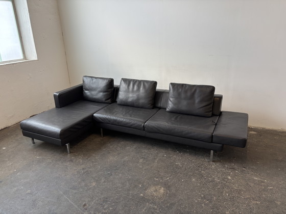 Image 1 of Jori Tigra Open Base designer sofa leather gray