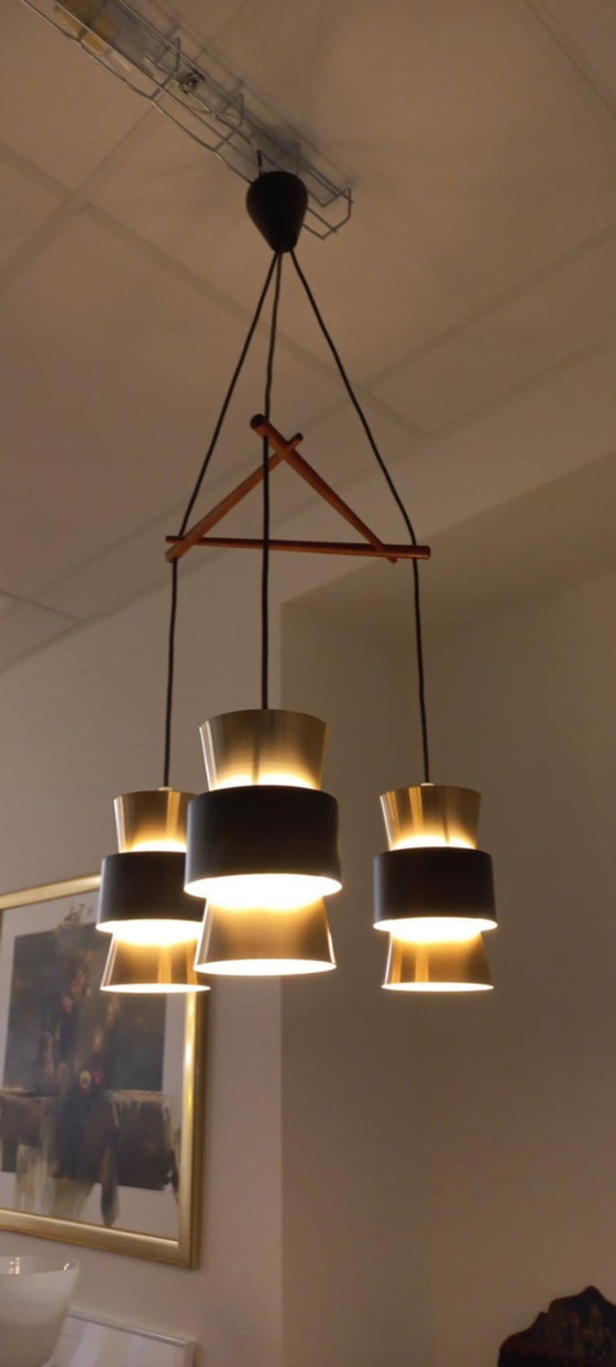 Image 1 of Vintage Danish Fog & Morup Pendant Light